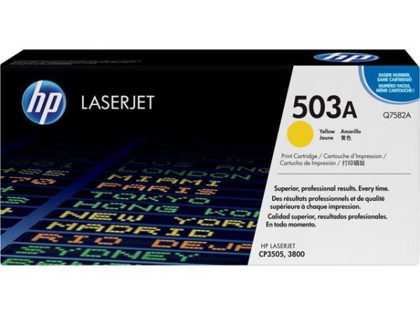 Toner HP 503A Yellow