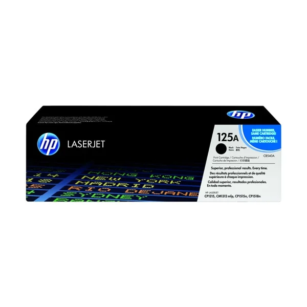 HP 125A Black Original LaserJet Toner (CB540A)