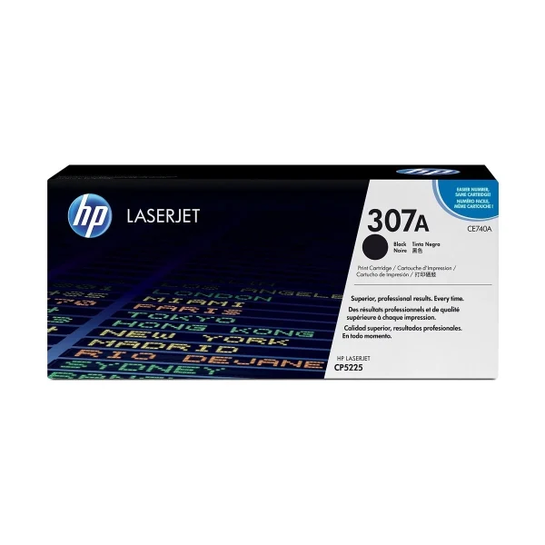 HP 307A Black Original LaserJet Toner (CE740A)